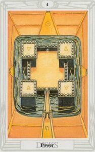 Małe Arkana - Czwórka Pentakli