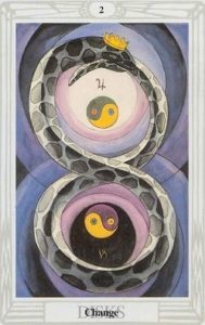 Małe Arkana - Dwójka Pentakli