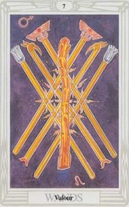 Małe Arkana - Siódemka Buław