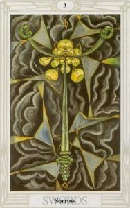 Małe Arkana - Trójka Mieczy